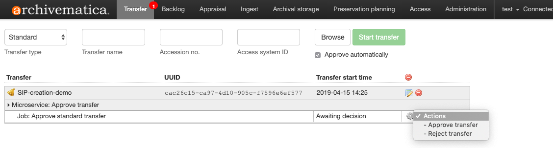 Approve AIP re-ingest in Ingest tab.