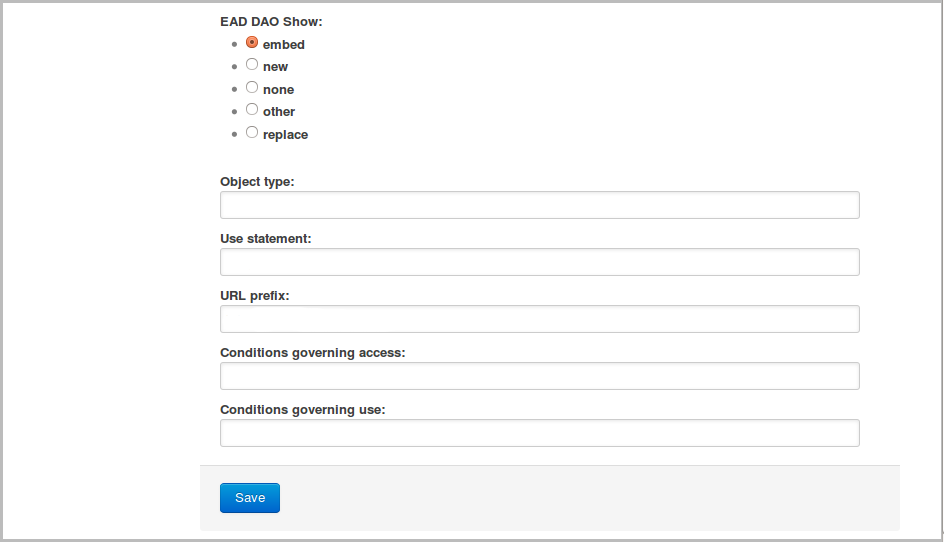 Archivematica admin settings for AT continued