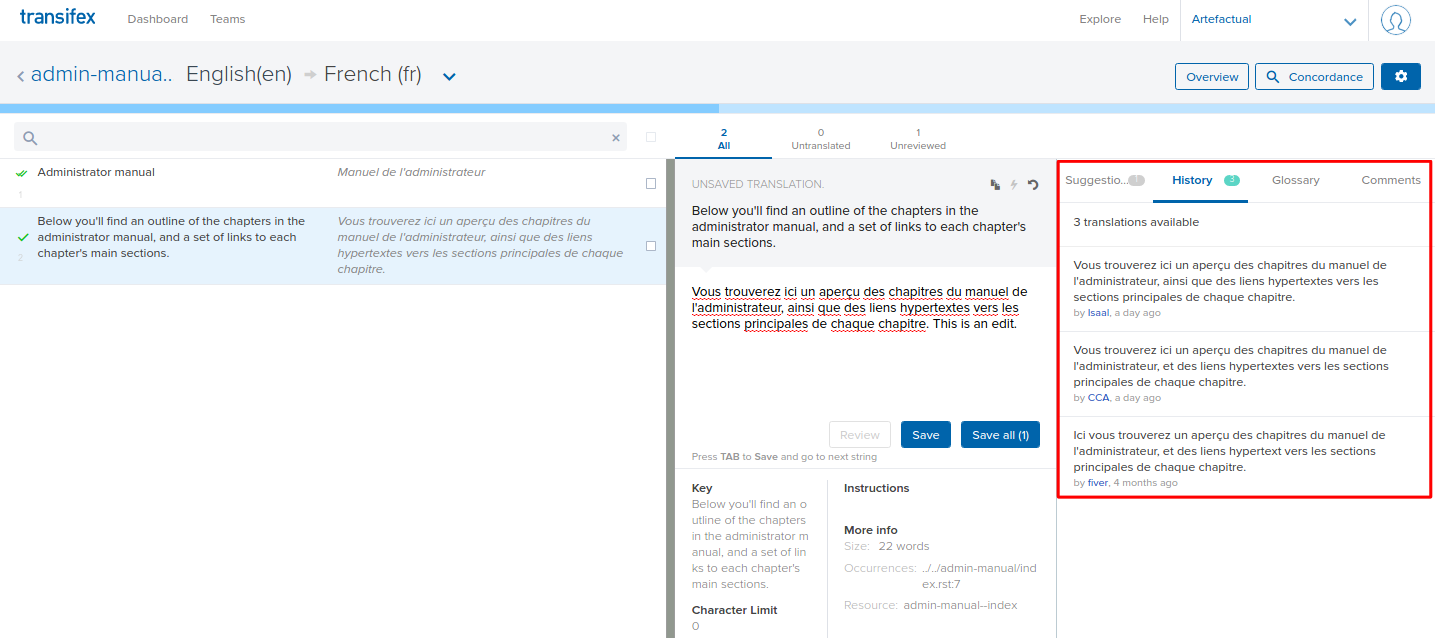 Suggest an improvement to a string.