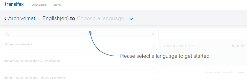 Select a language